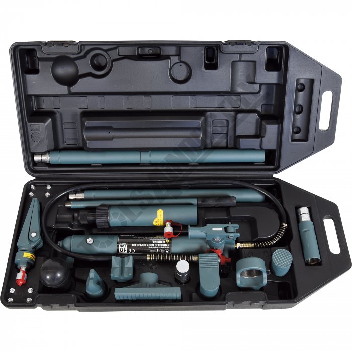 A366 - PBK-10H Hydraulic 10T Panel Beating Kit - 14 Piece | t4i.com.au