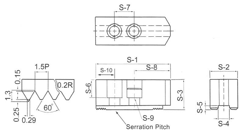 C8001 C8001 Soft Jaws To Suit CNC Lathes Extra Long T4i au c8001-c8001-soft-jaws-to-suit-cnc-lathes-extra-long-t4i-au